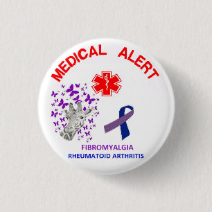 Knopf des Fibromyalgia-2 und der rheumatoiden Button