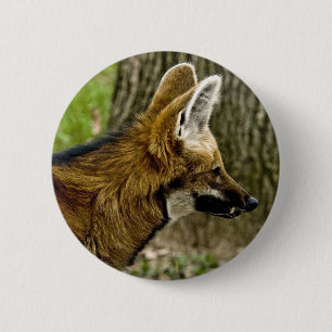 Knopf des Maned Wolf-1529 Button