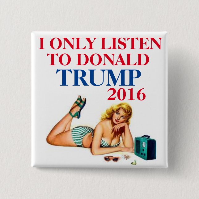 Knopf des Trumpfs 2016 Button (Vorderseite)