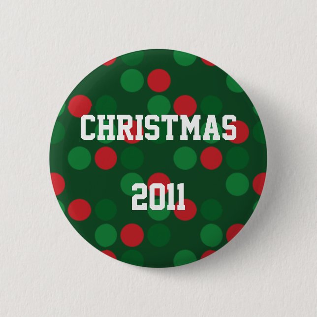 Knopf des Weihnachten2011 Button (Vorderseite)