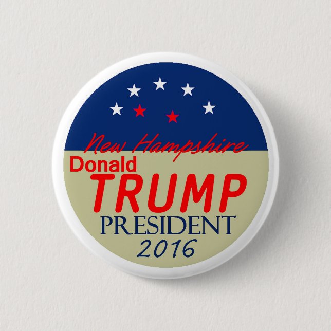Knopf Donald Trump 2016 Button (Vorderseite)