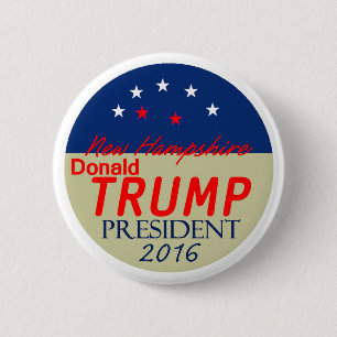 Knopf Donald Trump 2016 Button