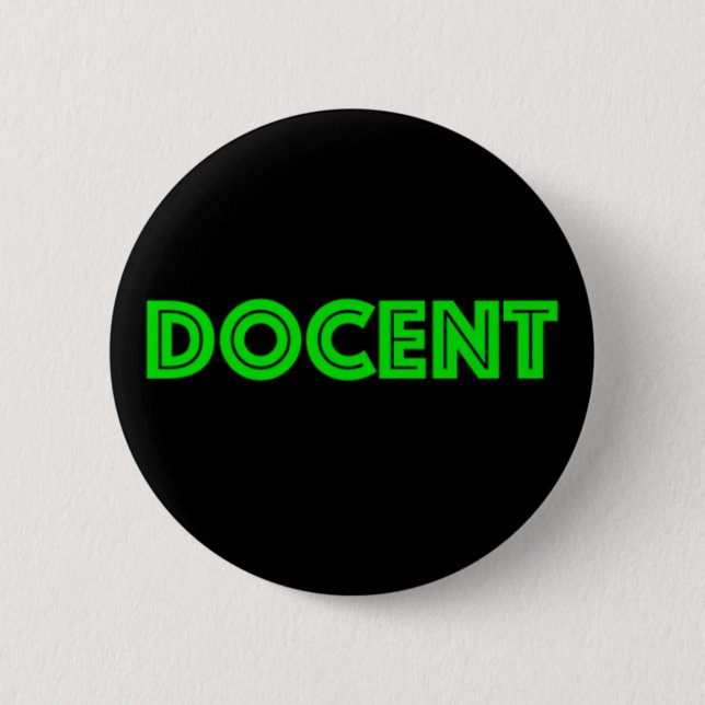 Knopf-Dozenten Button (Vorderseite)