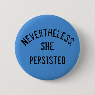 Knopf Elizabeth Waren Pinback Button