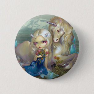 Knopf "Fiona und des Einhorns" Button