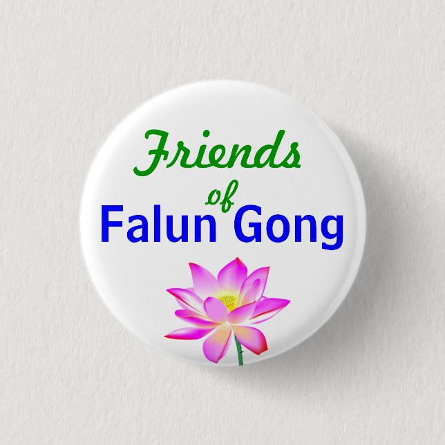 Knopf - Freund von Falun Dafa Button (Vorderseite)
