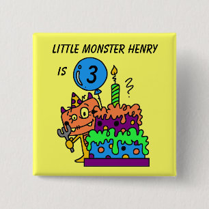 Knopf für das individuell angepasste Kleinmonster Button