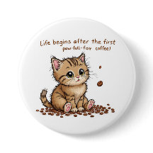 Knopf für den Kaffee
