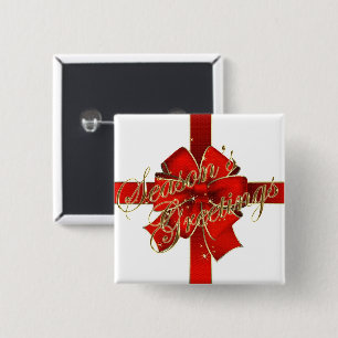 Knopf für die glühende Weihnachtsblume Button