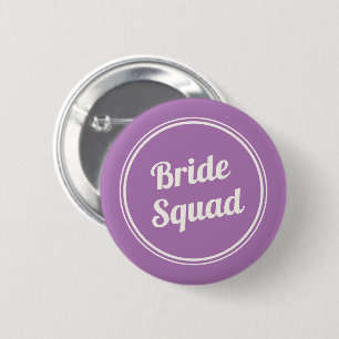 Knopf für die Quad Bride von Retro Lavender Bride Button