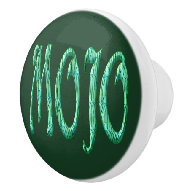 Knopf für grüne Keramik Mojo Keramikknauf (Rechts)