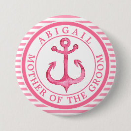 Knopf für nautisches Rosa Ankergelenk Button
