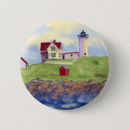 Knopf für Nubble Light House York Maine Button