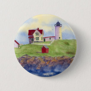 Knopf für Nubble Light House York Maine Button