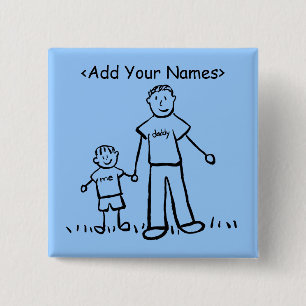 Knopf für Papa (Namen anpassen) Button