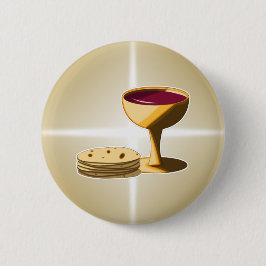 Knopf für ungesäuertes Brot und Wein Button