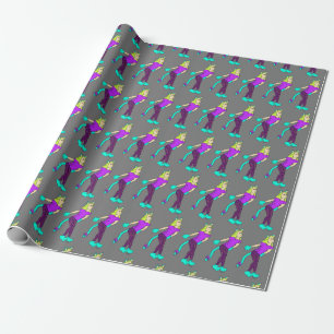 Knopf Geschenkpapier