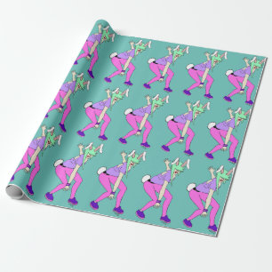 Knopf Geschenkpapier