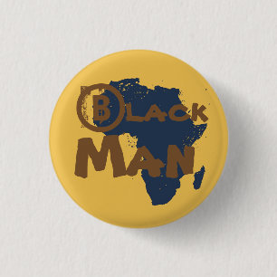 Knopf Goldafrikas BlackMan Button
