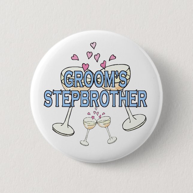 Knopf: Groom's Stepbruder Button (Vorderseite)