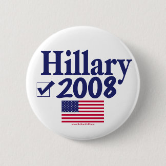 Knopf Hillary 2008 Button