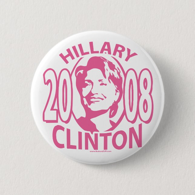 Knopf Hillary Clintons 2008 Button (Vorderseite)