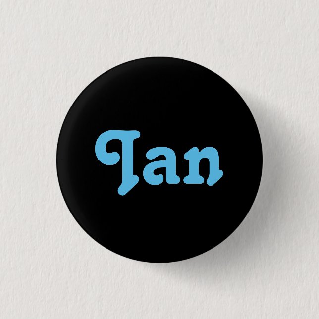 Knopf Ian Button (Vorderseite)