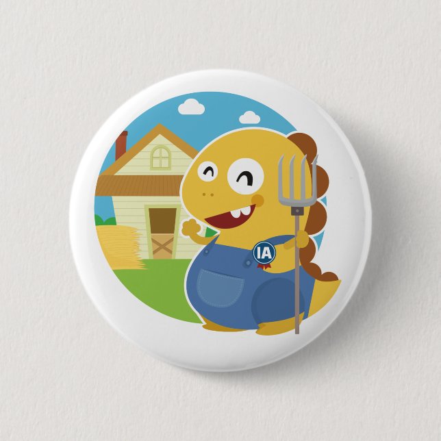 Knopf Iowas VIPKID Button (Vorderseite)