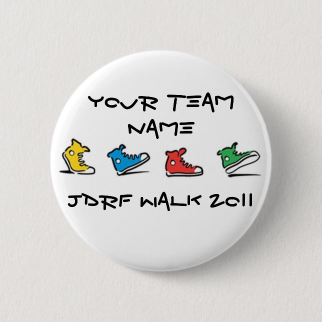 Knopf JDRF Weg-2011 Button (Vorderseite)