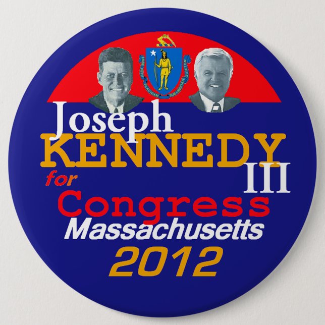 Knopf Joes KENNEDY 6in Button (Vorderseite)