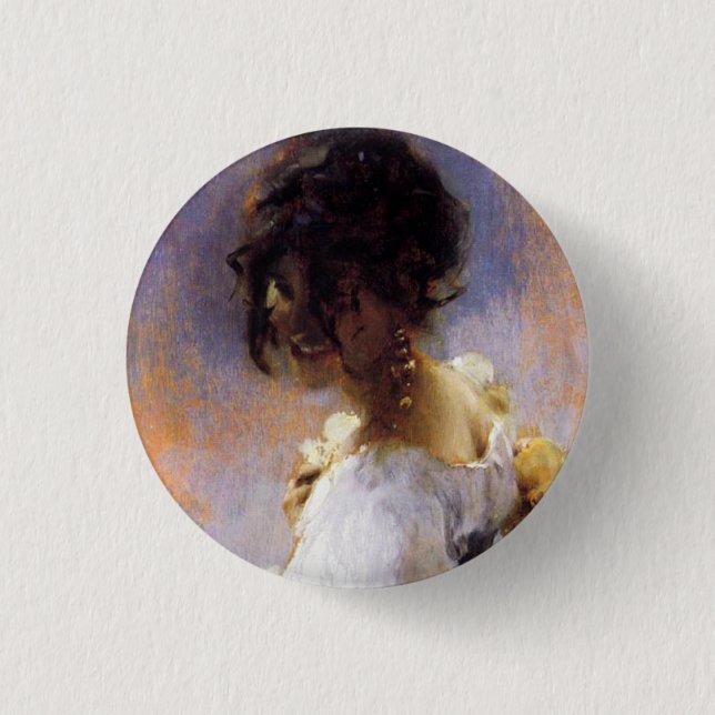 Knopf John Singer Sargents Rosina Button (Vorderseite)