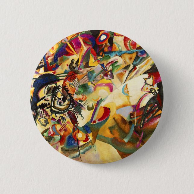 Knopf Kandinsky Zusammensetzungs-VII Button (Vorderseite)