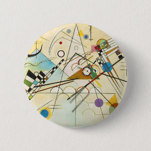 Knopf Kandinsky Zusammensetzungs-VIII Button