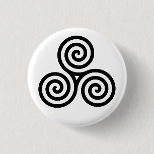 Knopf Keltic Triskelion (Triskele) Button