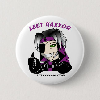 Knopf Kip "Leet Haxxor" Button
