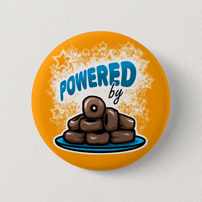 Knopf "Kleine Schokolade-Donuts" Button (Vorderseite)