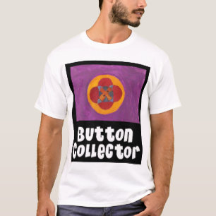 Knopf-Kollektor-T - Shirt