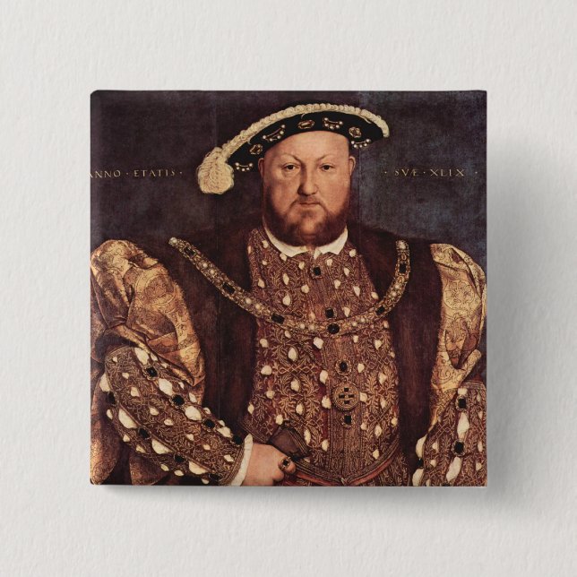 Knopf König-Henry VIII Button (Vorderseite)