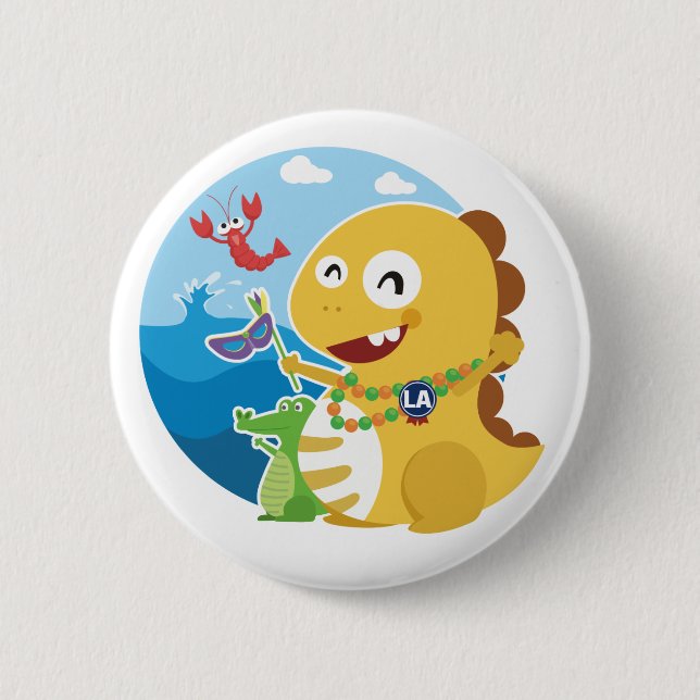 Knopf Louisianas VIPKID Button (Vorderseite)