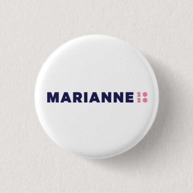 Knopf Marianne Williamson 2020 Button (Vorderseite)