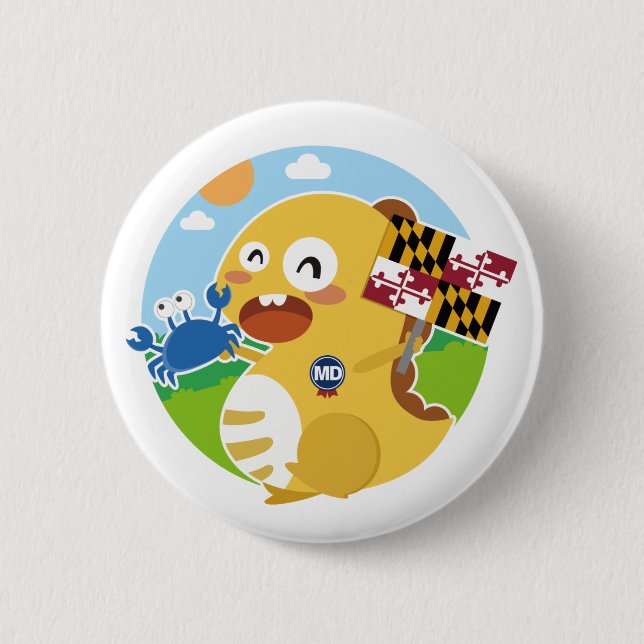 Knopf Marylands VIPKID Button (Vorderseite)