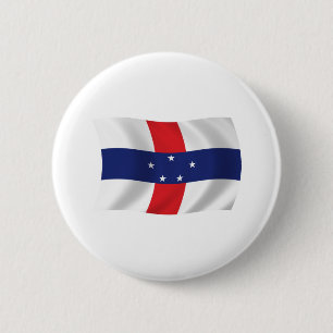 Knopf mit der Flagge der Niederländischen Antillen Button