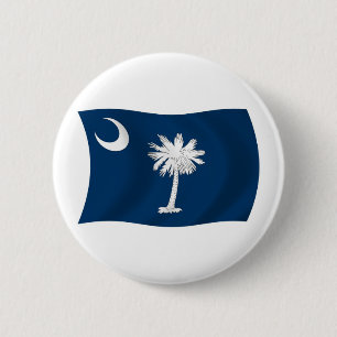 Knopf mit der Flagge von South Carolina Button