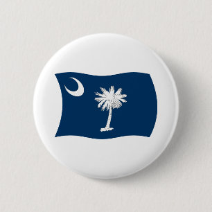 Knopf mit der Flagge von South Carolina Button