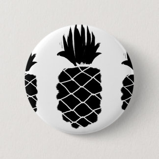 Knopf mit schwarzer Ananas Button