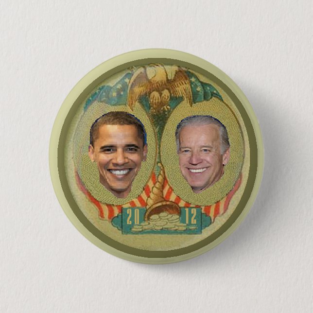 Knopf Obama 2012 Button (Vorderseite)