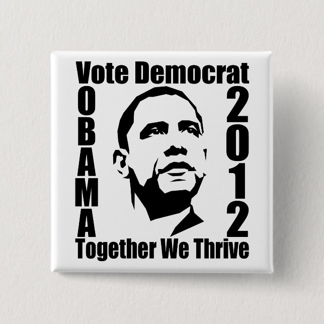 Knopf OBAMA 2012 Button (Vorderseite)
