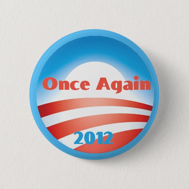 Knopf Obama 2012 Button (Vorderseite)