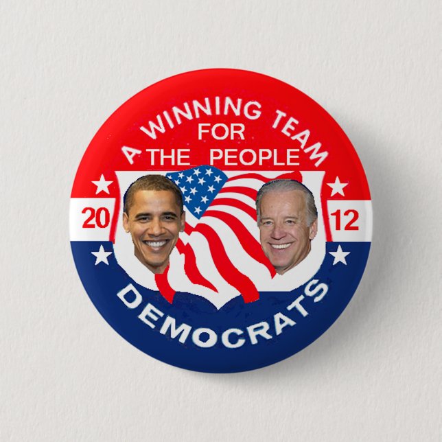 Knopf Obama 2012 Button (Vorderseite)