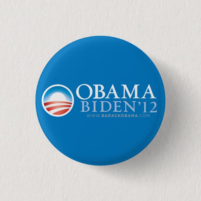 Knopf Obama 2012 Button (Vorderseite)